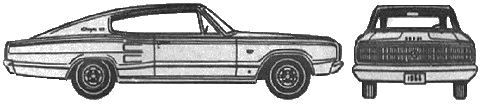 Кола Dodge Charger 1967