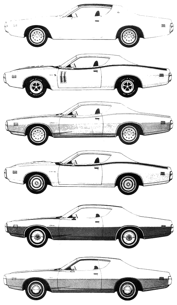 Кола Dodge Charger 1971