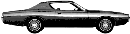 Bil Dodge Charger Hardtop 1972