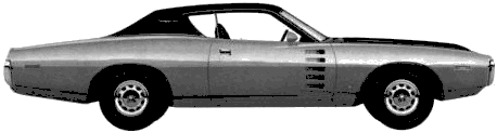 Bil Dodge Charger Rallye Coupe 1972