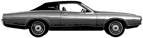 Bil Dodge Charger SE 1972 