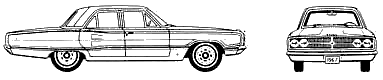 Bil Dodge Coronet 4-Door Sedan 1967 