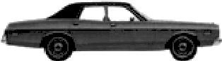 Bil Dodge Coronet Brougham 4-Door Sedan 1975 