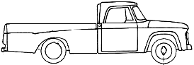 Кола Dodge D-100 1964