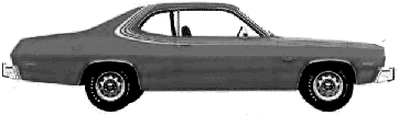 Bil Dodge Dart Sport Coupe 360 1975