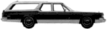 Bil Dodge Royal Monaco Brougham Wagon 1975