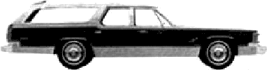 Bil Dodge Royal Monaco Brougham Wagon 1977