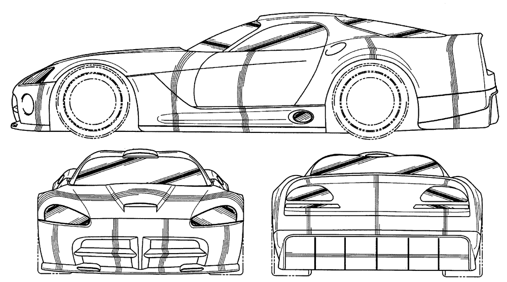 Кола Dodge Viper GTS-R 2003