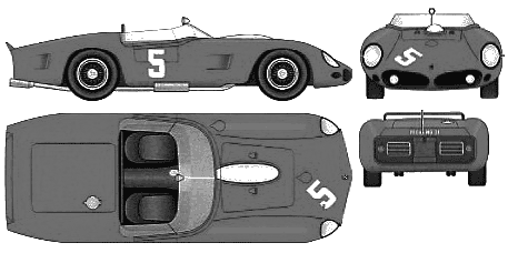 Bil Ferrari 250TRI 1961