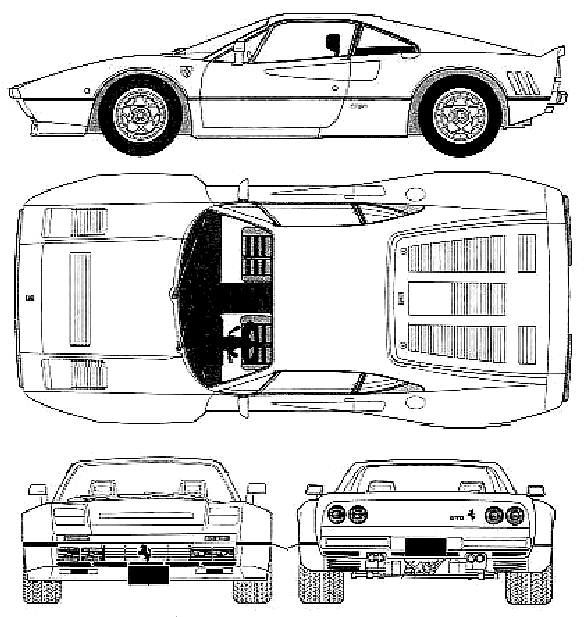 Кола Ferrari 288 GTO