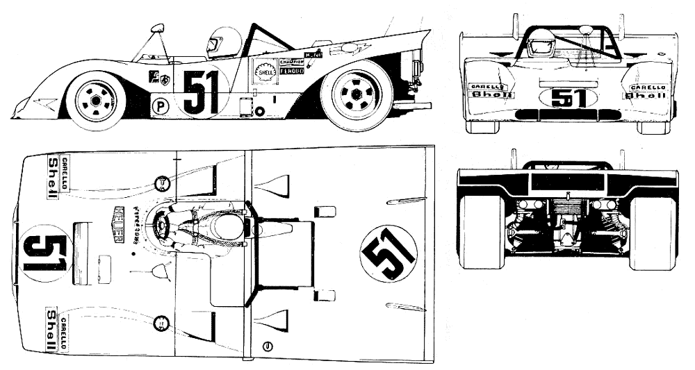 Bil Ferrari 312 B