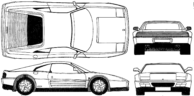 Кола Ferrari 348tb