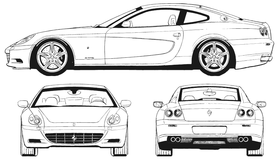Bil Ferrari 612 Scaglietti 2005