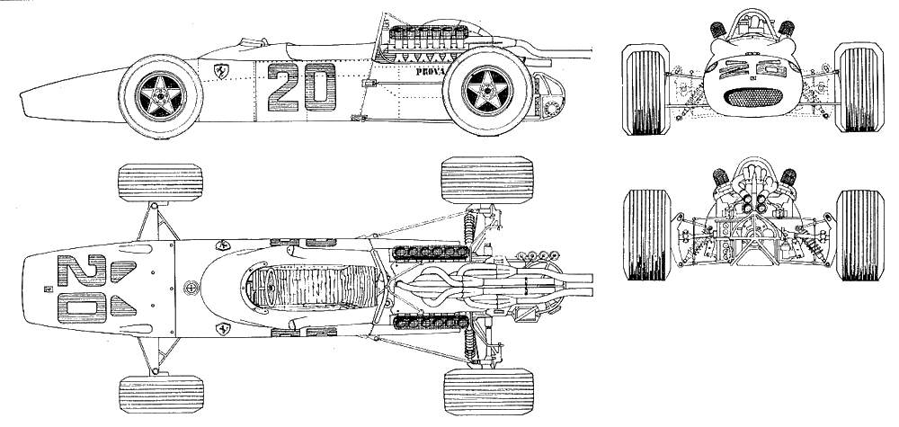 Кола Ferrari F1 1967