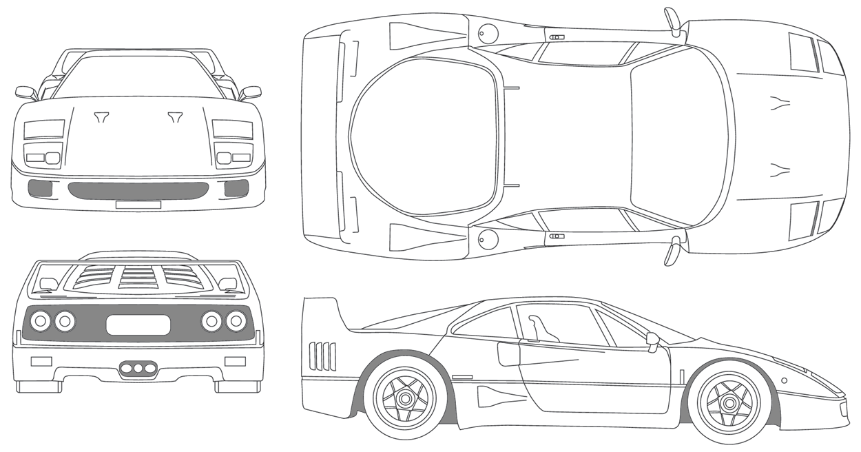 Кола Ferrari F40