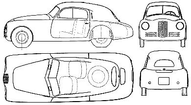 Bil FIAT 1100 S 1951