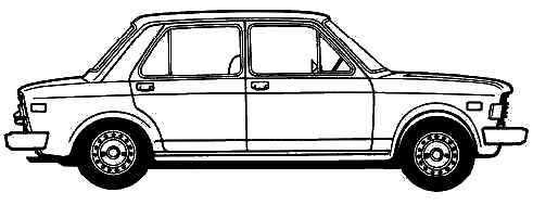 Bil FIAT 128 4-Door 1975