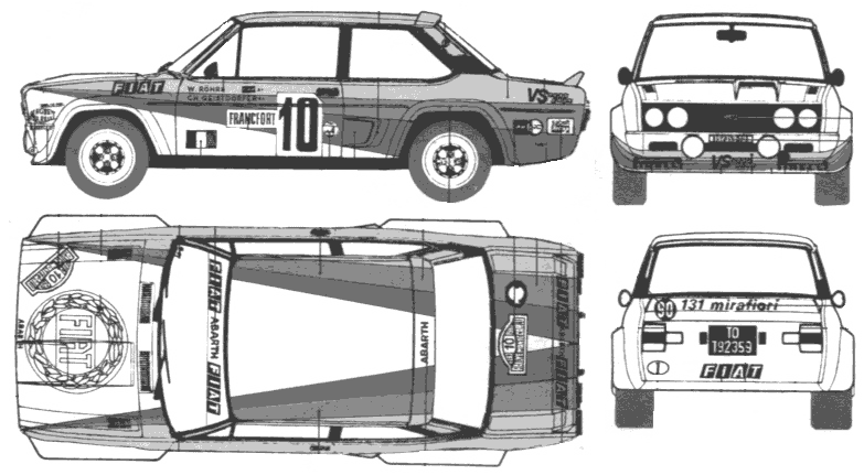 Кола FIAT 131 Abarth