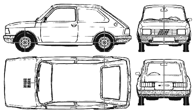 Кола FIAT 147 Spazio 1.4 (1994)