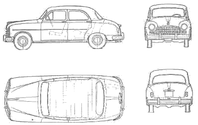 Кола FIAT 1900 Berlina 1952