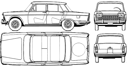 Кола FIAT 2300 1963