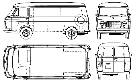 Кола FIAT 238 1973