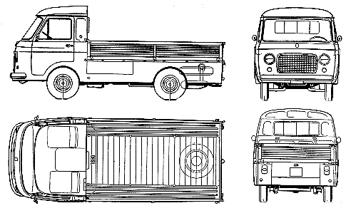 Bil FIAT 241 T 1973