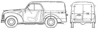 Bil FIAT 500C Station Car 1951