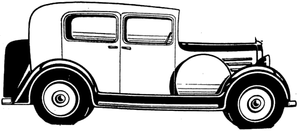 Bil FIAT 508 Balilla Berlina 1932