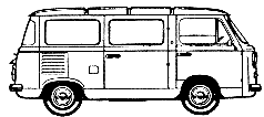 Bil FIAT 850T Bus