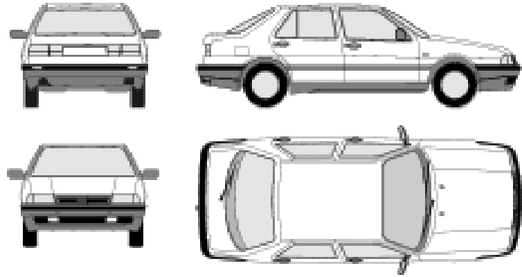 Кола FIAT Croma 1987
