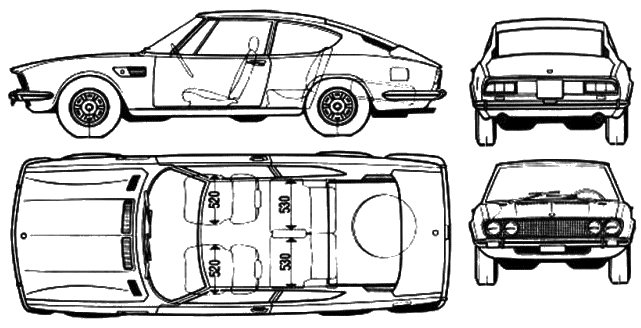 Кола FIAT Dino Coupe 1971