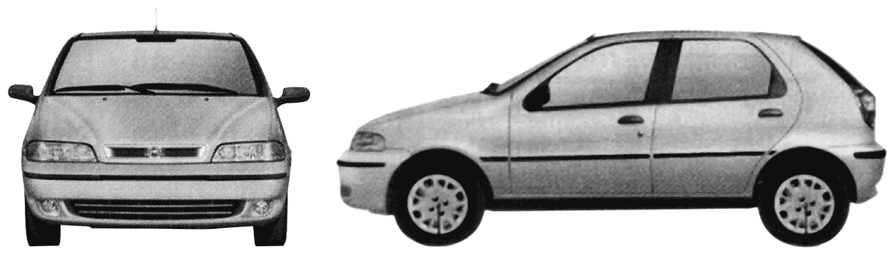 Bil FIAT Palio 2003 1.4