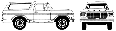 Кола Ford Bronco 1979