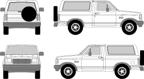 Bil Ford Bronco 1996
