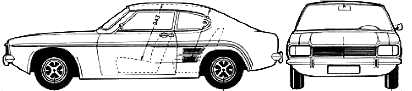 Bil Ford E Capri Mk.I 1