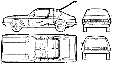 Bil Ford E Capri Mk. III