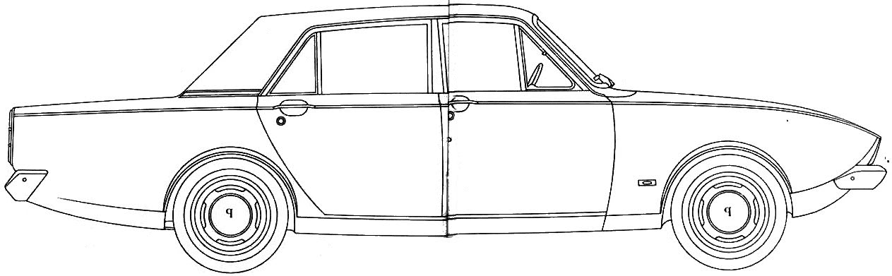 Кола Ford E Corsair 1964