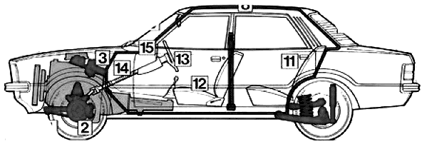 Bil Ford E Cortina Mk. IV 1977 