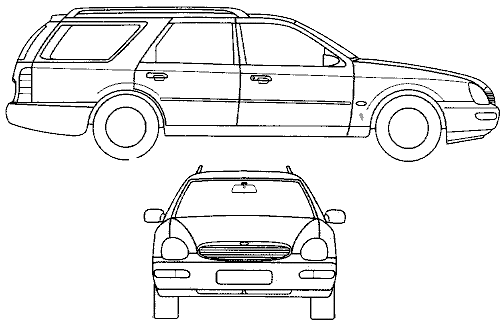 Кола Ford E Scorpio Estate 1994