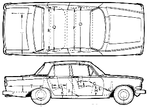 Bil Ford E Zephyr Mk. III 1964