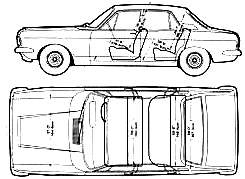 Bil Ford E Zephyr Mk. IV 1967 