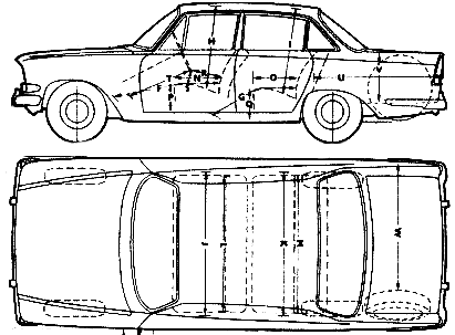 Кола Ford E Zodiac 1964 