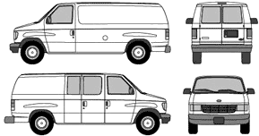 Bil Ford Econoline Van 2003 