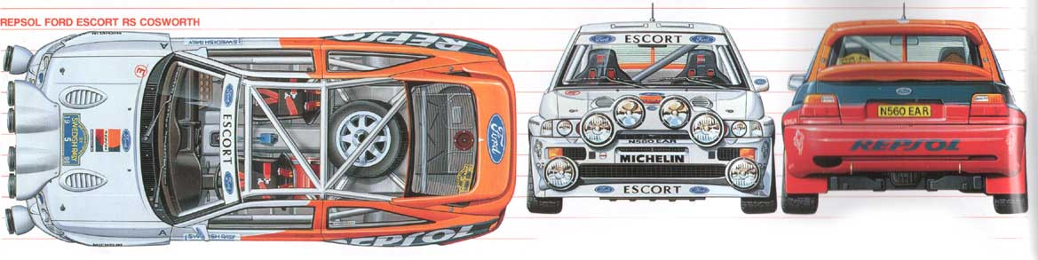 Bil Ford Escort RS Cosworth