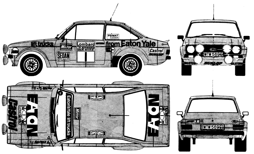 Bil Ford Escort RS 