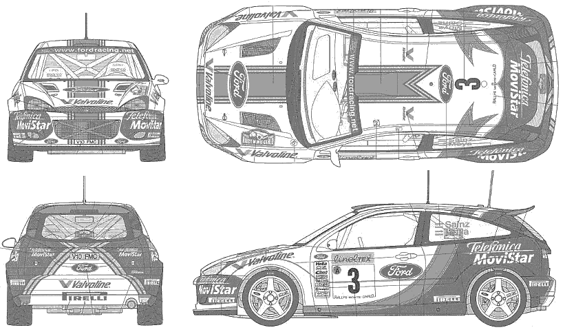 Bil Ford Focus RS WRC
