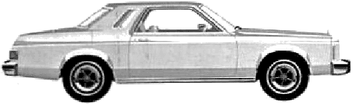 Кола Ford Granada 2-Door Sedan 1980 