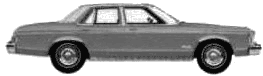 Кола Ford Granada 4-Door Sedan 1975