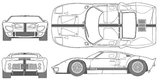 Кола Ford GT40 Mark I